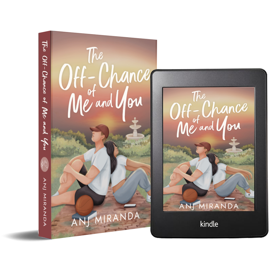 the off-chance of me and you book cover mockups